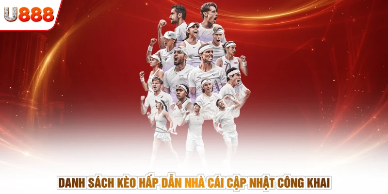 Danh sách kèo hấp dẫn nhà cái cập nhật công khai